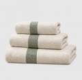 3 piece Aesthetic Bath towel set (1 Bath sheet 40x60 inches ,1 Bath towel 27x54 inches ,and 1 hand towel 24x40 inches)