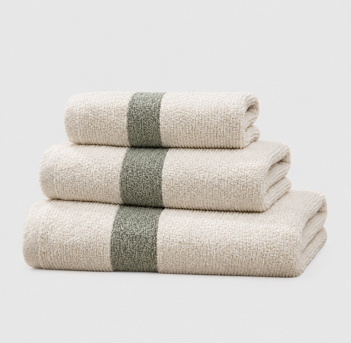 3 piece Aesthetic Bath towel set (1 Bath sheet 40x60 inches ,1 Bath towel 27x54 inches ,and 1 hand towel 24x40 inches)